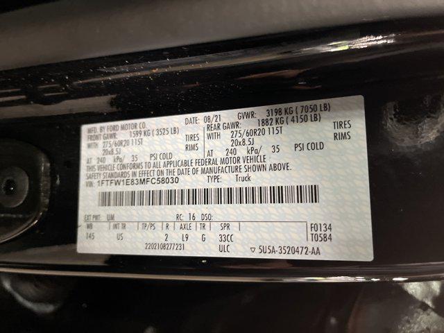 Photo of 2021 Agate Black Metallic Ford F-150