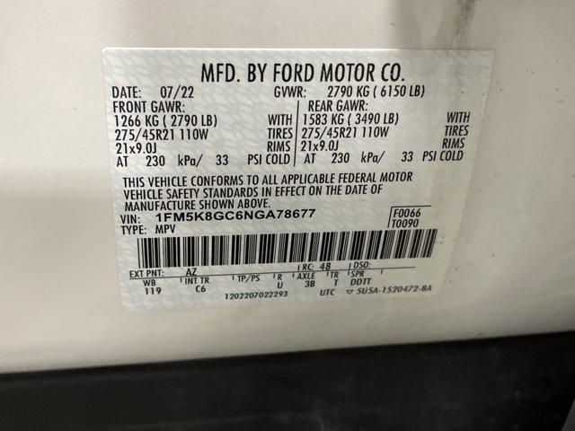 Photo of 2022 Star White Metallic Tri-Coat Ford Explorer