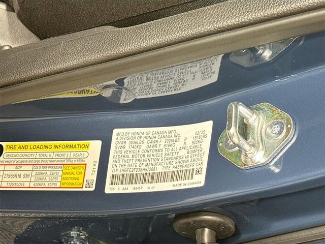 Photo of 2025 Blue Lagoon Honda Civic