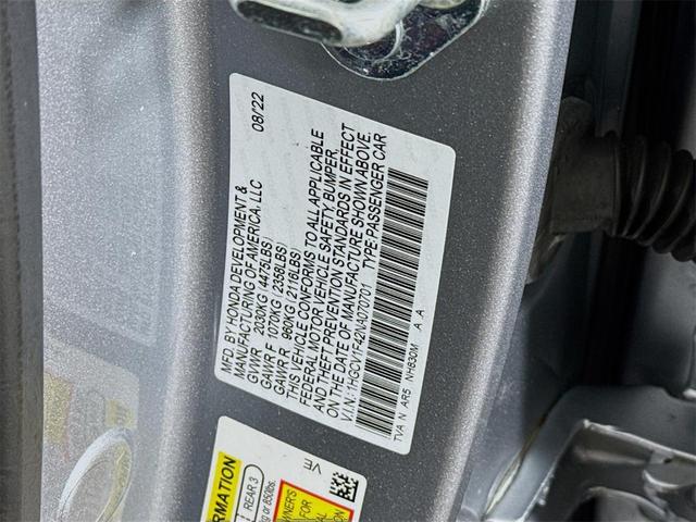 Photo of 2022 Lunar Silver Metallic Honda Accord