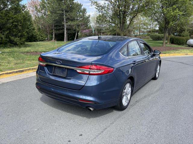 Photo of 2018 Blue Ford Fusion