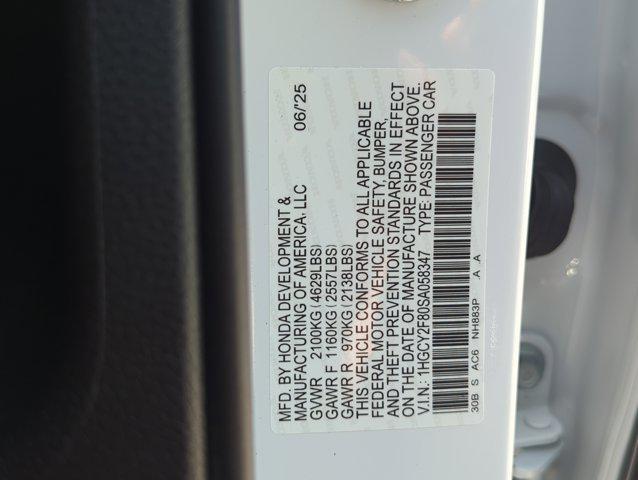 Photo of 2025 Platinum White Pearl Honda Accord Hybrid