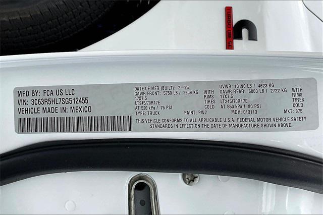 Photo of 2025 Bright White Clearcoat RAM 2500