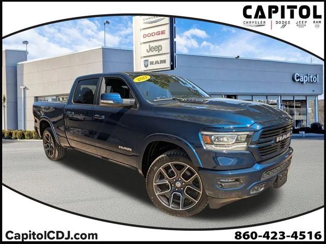 Photo of 2021 Patriot Blue Pearlcoat RAM 1500