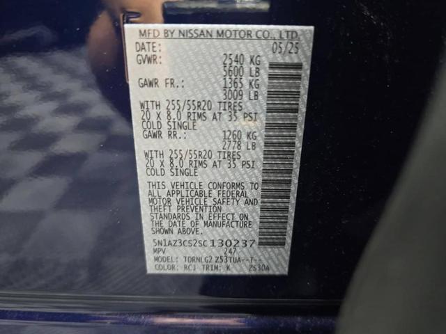 Photo of 2025 2t Blu Blk Roof Nissan Murano