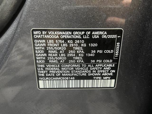 Photo of 2021 Platinum Gray Metallic Volkswagen Atlas