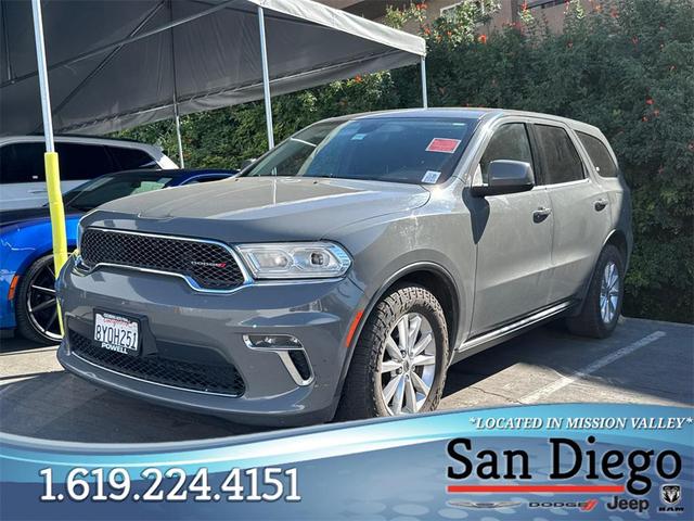 Photo of 2021 Destroyer Gray Clearcoat Dodge Durango