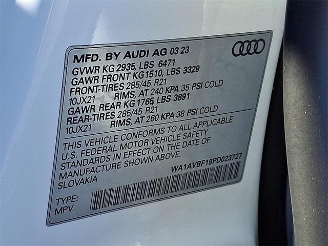 Photo of 2023 Glacier White Metallic Audi Q8