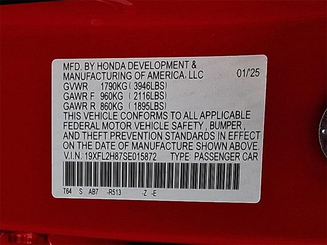 Photo of 2025 Rallye Red Honda Civic