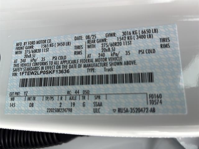 Photo of 2025 Oxford White Ford F-150