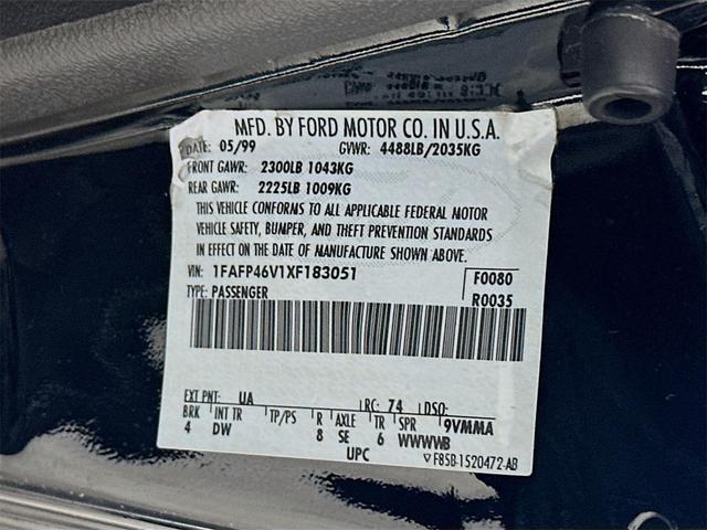 Photo of 1999 Black Clearcoat Ford Mustang