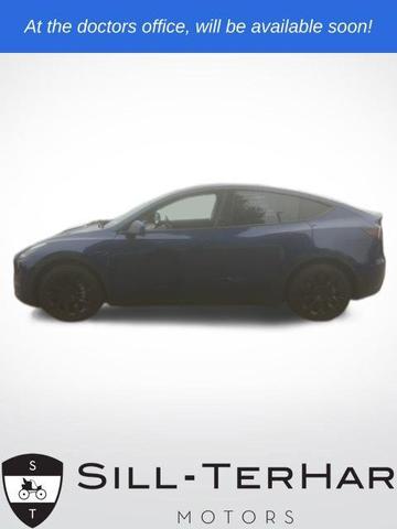 Photo of 2020 Blue Tesla Model Y