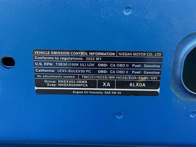 Photo of 2022 Electric Blue Metallic Nissan Sentra
