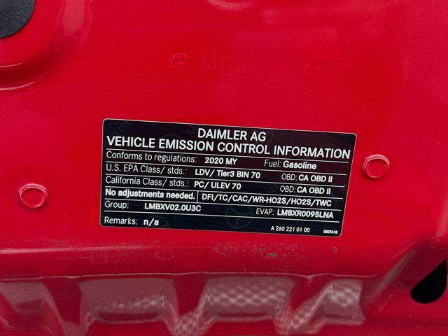 Photo of 2020 Red Mercedes-Benz CLA 250