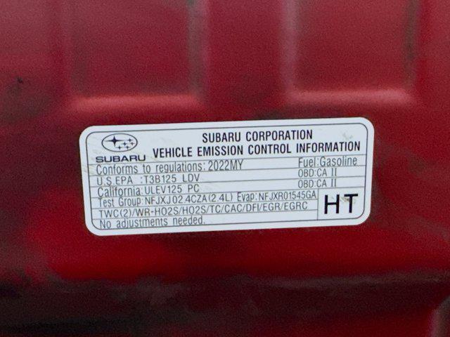 Photo of 2022 Ignition Red Subaru WRX