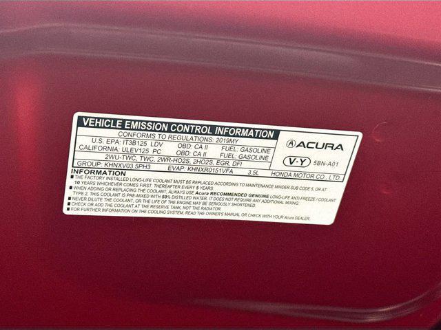 Photo of 2019 Performance Red Pearl Acura MDX