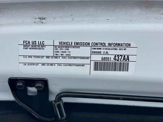 Photo of 2022 Bright White Clearcoat Jeep Wrangler Unlimited 4xe