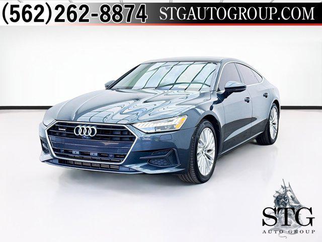 Photo of 2020 Triton Blue Metallic Audi A7