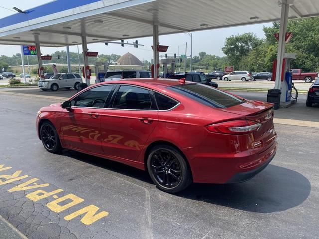 Photo of 2020 Rapid Red Metallic Tinted Clearcoat Ford Fusion