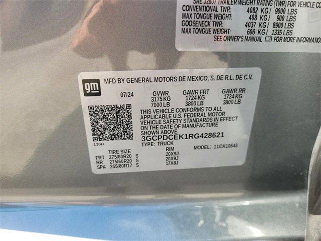 Photo of 2024 Sterling Gray Metallic Chevrolet Silverado 1500