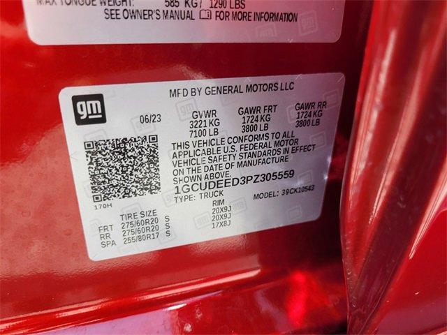 Photo of 2023 Radiant Red Chevrolet Silverado 1500