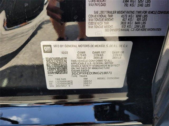 Photo of 2022 Black Chevrolet Silverado 1500 Limited