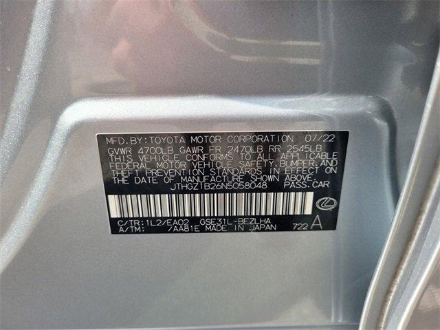 Photo of 2022 Silver Lexus IS 350