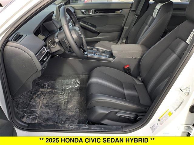 Photo of 2025 Platinum White Pearl Honda Civic Hybrid