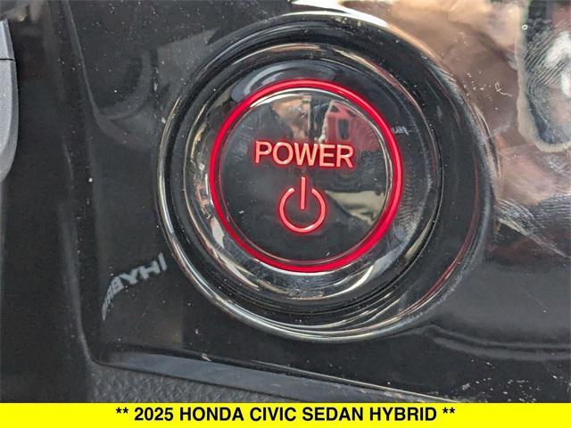 Photo of 2025 Platinum White Pearl Honda Civic Hybrid