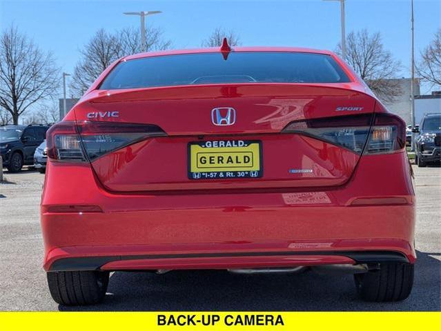 Photo of 2025 Rallye Red Honda Civic Hybrid