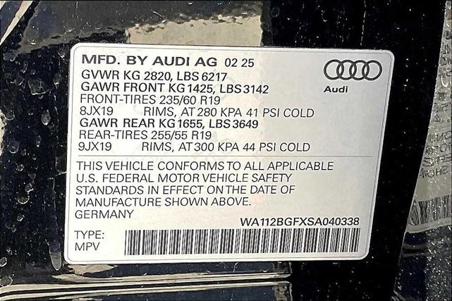 Photo of 2025 MYTHOS BLACK Audi Q6 e-tron