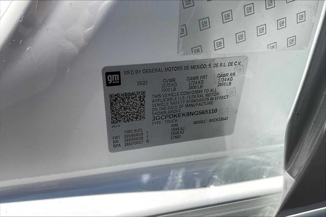 Photo of 2022 Summit White Chevrolet Silverado 1500