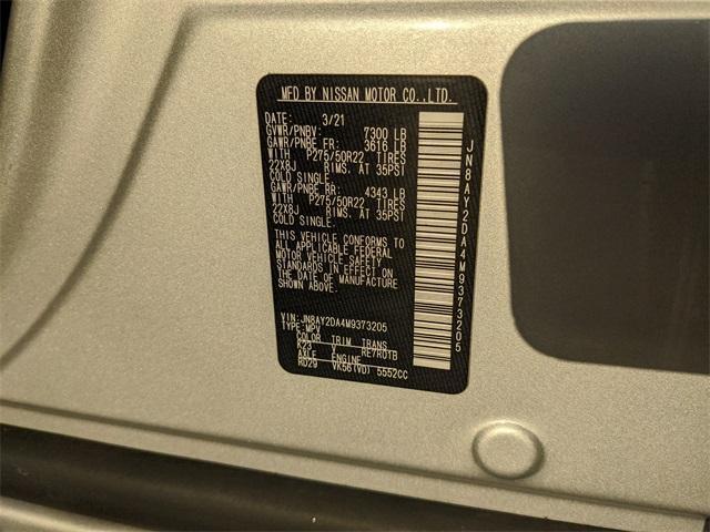 Photo of 2021 Brilliant Silver Metallic Nissan Armada