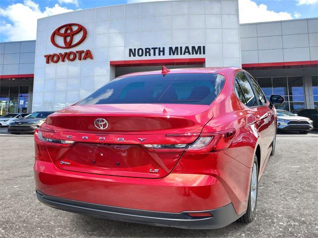Photo of 2025 Supersonic Red Toyota Camry