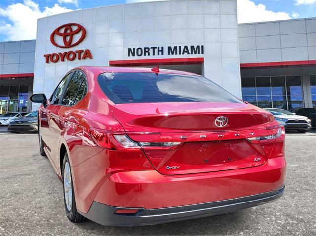 Photo of 2025 Supersonic Red Toyota Camry