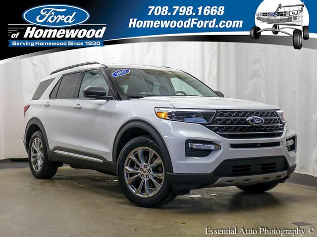 Photo of 2021 STAR WHITE MET TRI-COAT Ford Explorer