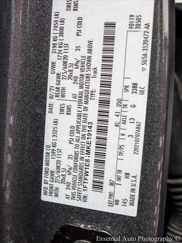 Photo of 2021 CARBONIZED GRAY METALLIC Ford F-150