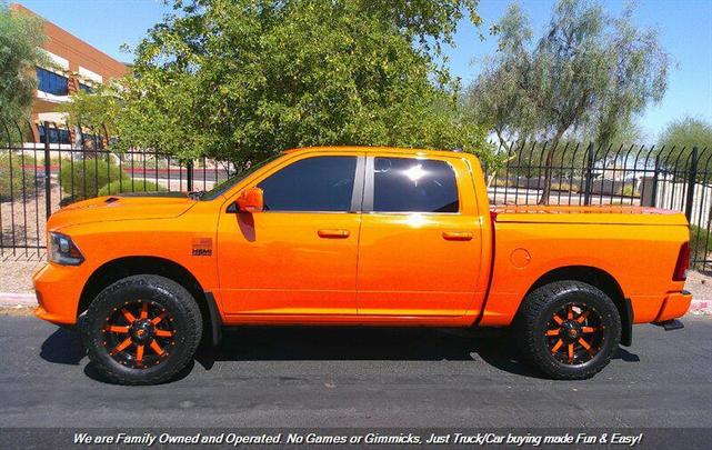 Photo of 2017 Ignition Orange Clear Coat RAM 1500