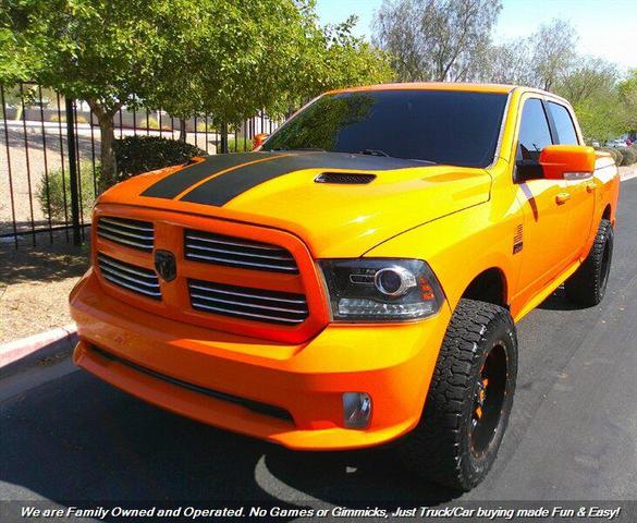 Photo of 2017 Ignition Orange Clear Coat RAM 1500