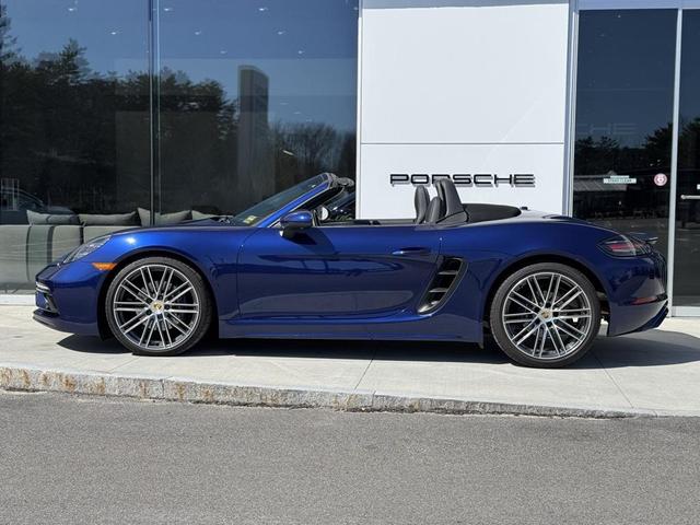 Photo of 2024 Gentian Blue Metallic Porsche 718 Boxster