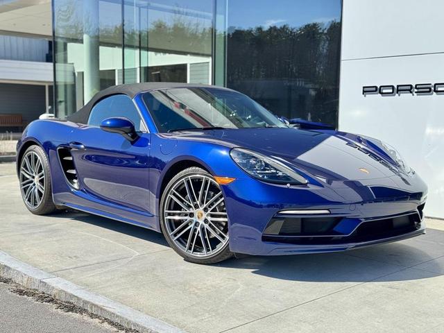 Photo of 2024 Gentian Blue Metallic Porsche 718 Boxster