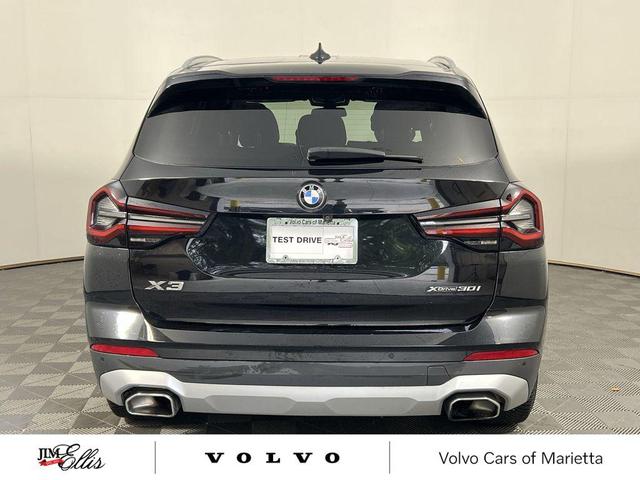 Photo of 2022 Black Sapphire Metallic BMW X3