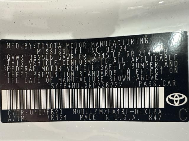 Photo of 2024 Ice Toyota Corolla