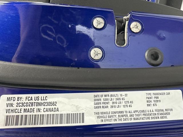 Photo of 2022 Indigo Blue Dodge Challenger