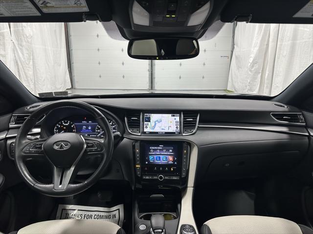 Photo of 2022 Mineral Black INFINITI QX55