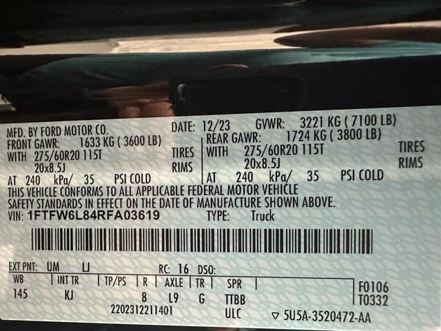 Photo of 2024 Agate Black Metallic Ford F-150