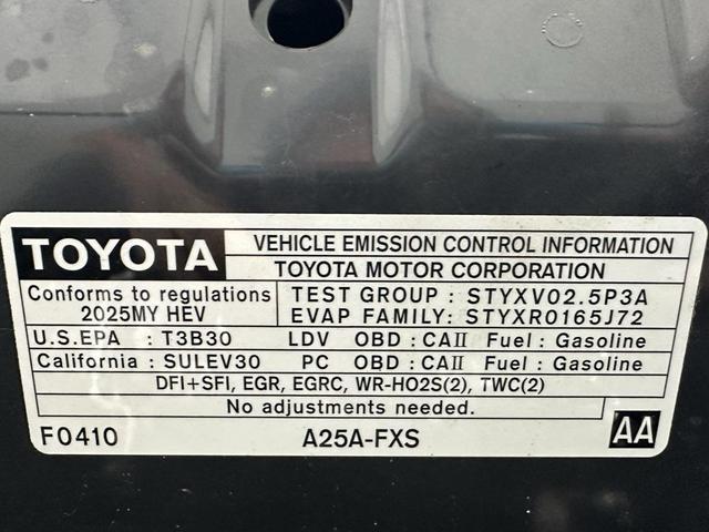 Photo of 2025 Underground Toyota Camry