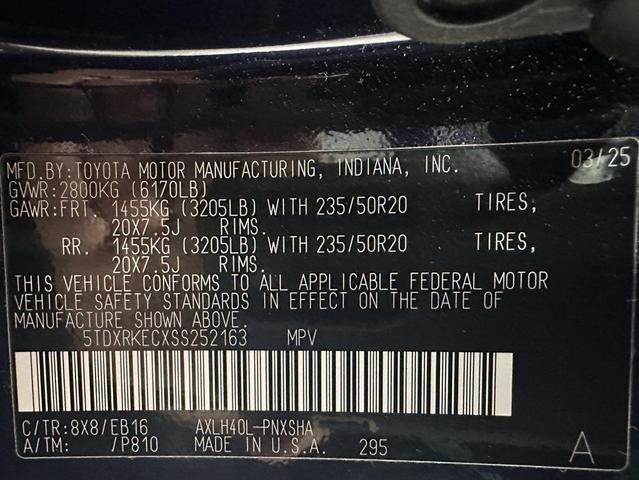 Photo of 2025 Blueprint Toyota Sienna