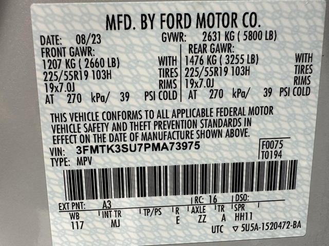 Photo of 2023 Space White Metallic Ford Mustang Mach-E