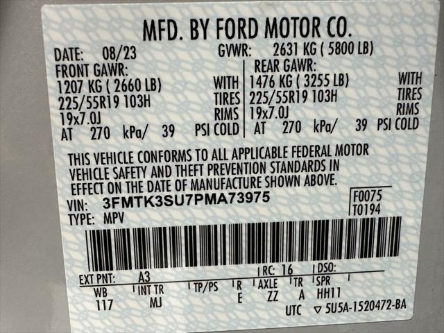 Photo of 2023 Space White Metallic Ford Mustang Mach-E